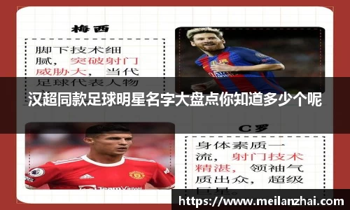 汉超同款足球明星名字大盘点你知道多少个呢